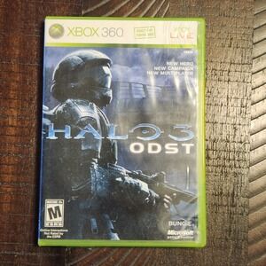 Halo 3 ODST Xbox 360 Video‎ Game Complete with Manuals & Case Tested